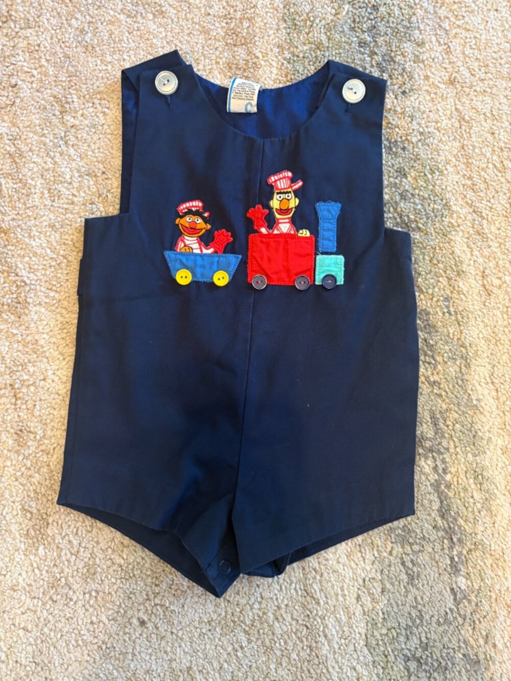 Vintage Sesame Street One Piece Romper Size 18 Month